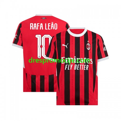 A.C. Milan UCL Font RAFA LEAO 10 Dres Domaći 2024/2025 Kratkih Rukava A.C. Milan UCL Font RAFA LEAO 10 Dres Domaći 2024/2025 Kratkih Rukava